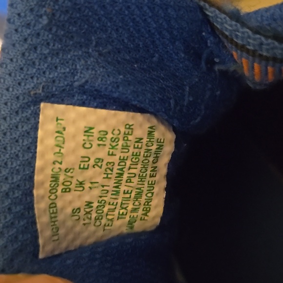 12XW Adaptive Stride Rite Boys Light up sneakers Shoes for toddlers little boys - Picture 3 of 9